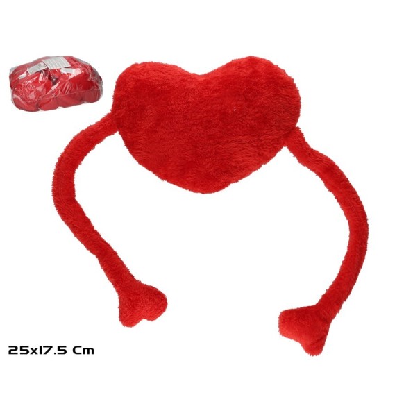 PELUCHE CORAZON BRAZOS 25X17,5 CM