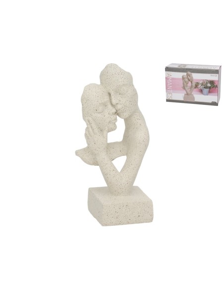 FIGURA AMANTES 7,5X5X14,5 CM RESINA