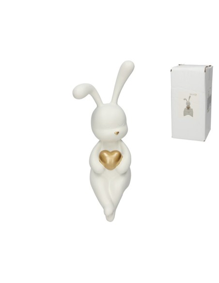 FIGURA CONEJO KALU 8X10X23 CM RESINA