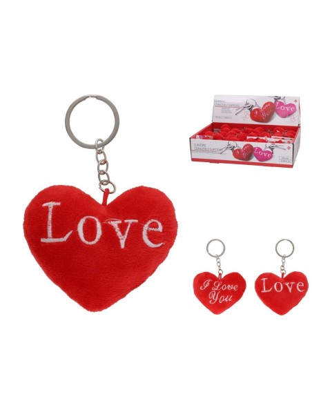 LLAVERO CORAZON 2 SURTIDOS 11X8,5X3,5 CM