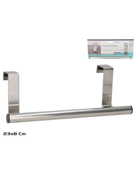 TOALLERO BARRA ACERO INOX. 23,5X8,5X8,5CM