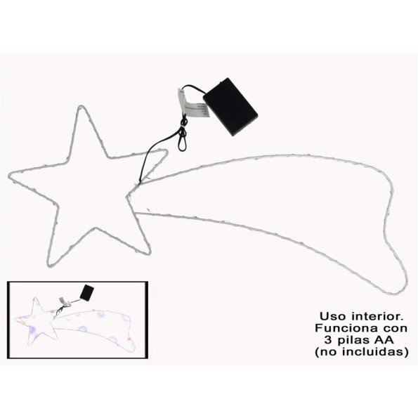 COMETA 50MICROLED MULTICOLOR 65CM INTERIOR