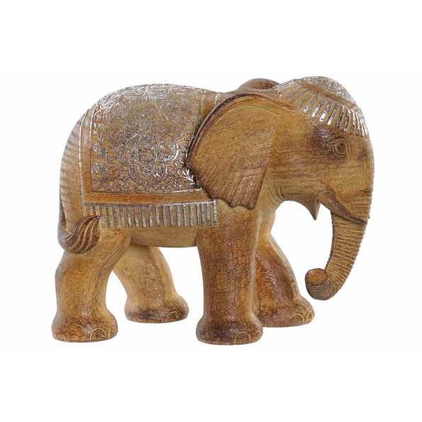 FIGURA RESINA 25X14X20,5 ELEFANTE MARRON