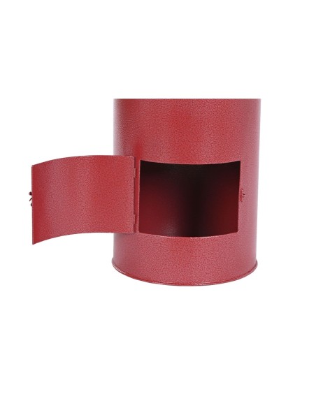 BUZON METAL 41,5X41,5X78 ROJO