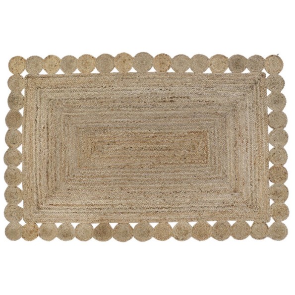 ALFOMBRA YUTE 123X181X1 2200 GSM NATURAL NATURAL