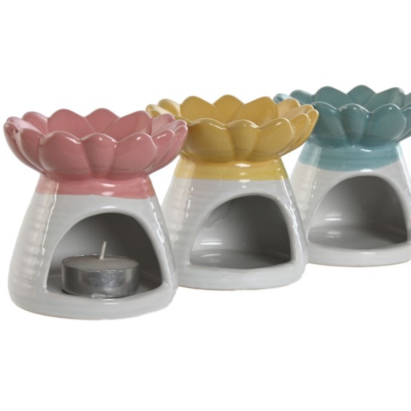 QUEMADOR CERAMICA 9X9X9 FLOR 3 SURT.