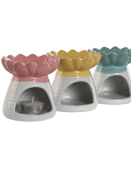 QUEMADOR CERAMICA 9X9X9 FLOR 3 SURT.