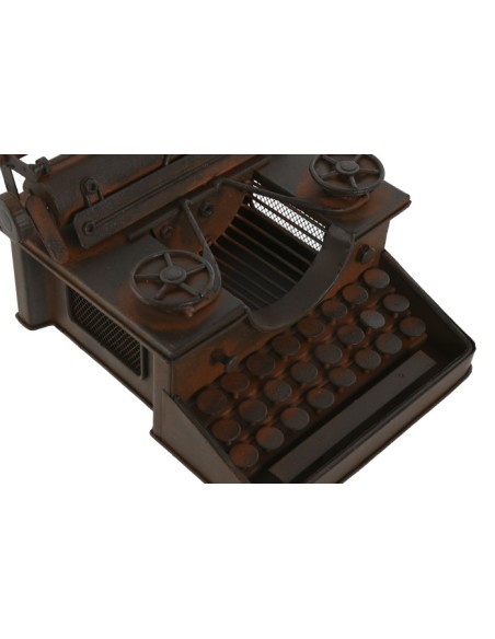 DECORACION METAL 15X18X12 MAQUINA ESCRIBIR