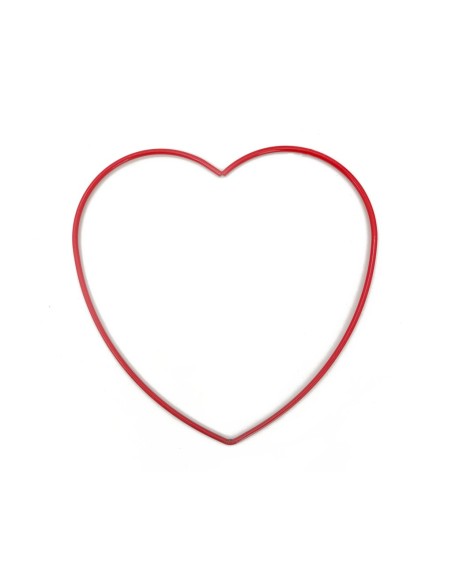 CORAZON METALICO D30 ROJO