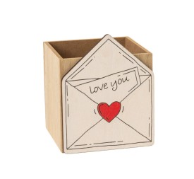 CAJA SOBRE DE MADERA LOVE YOU 10X10.5 H12.5