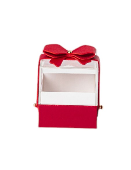 CAJA REGALO ROJA 6,5X6,5 H7