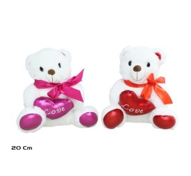 OSITO CORAZON BELLA 20 CM