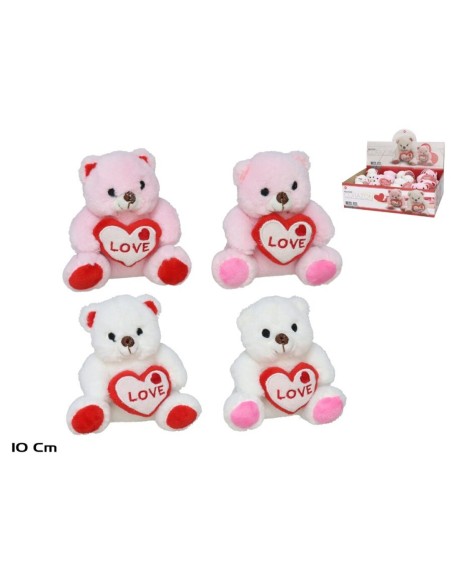 EXPOSITOR PELUCHE CORAZON 10 CM SURTIDO