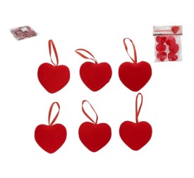 CORAZON COLGANTE X6  LOVE 5X4,5X2CM