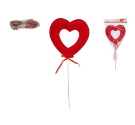 STICK CORAZON TERCIOPELO GRANDE 19X3X43 CM