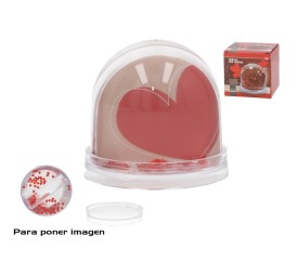 BOLA DE AGUA C/ IMAGEN 9X9X8,5 CM