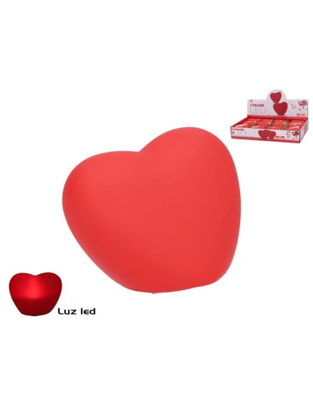CORAZON CON LED 6,5X4,5 CM