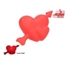CORAZON CON LED FLECHA 10X4,5 CM