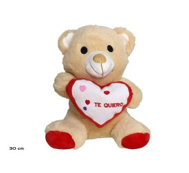 OSITO CORAZON ROSE 30 CM