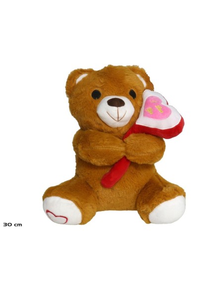 OSITO CORAZON FOFO 30 CM