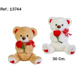 OSO FLOR 30CM. 2 COLORES