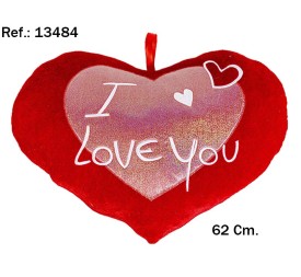 CORAZON I LOVE YOU BRILLANTE GIGANTE 62CM.