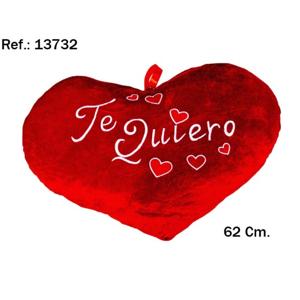 CORAZON TE QUIERO CORAZONES PEQ. 62CM.