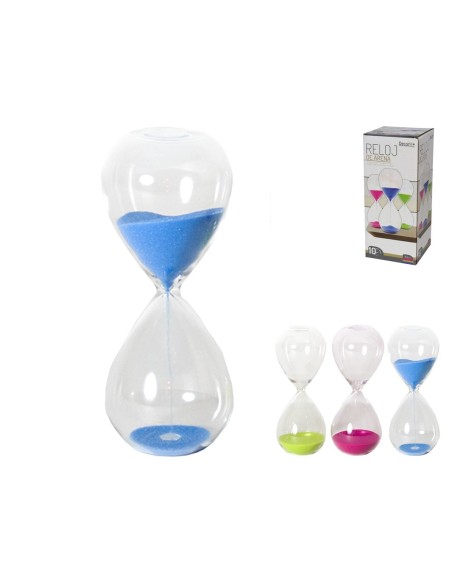 RELOJ DE ARENA 10 MIN 16.5 CM - CRISTAL