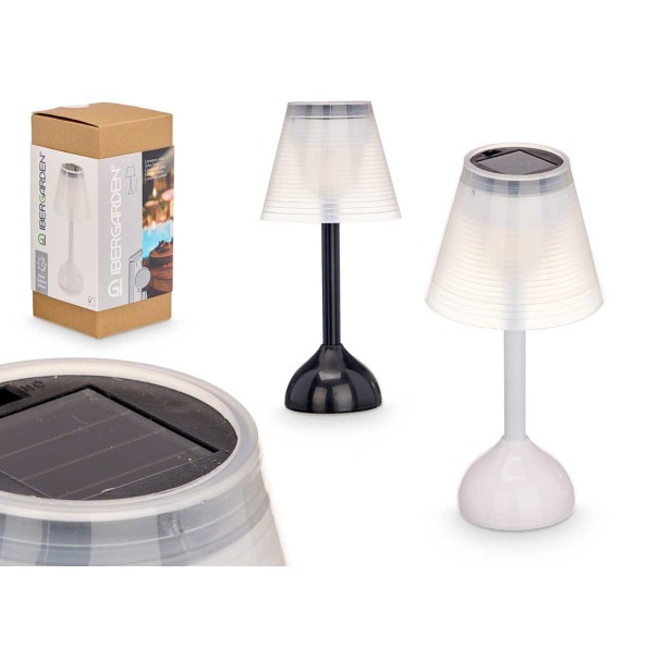 LAMP SOLAR MESITA PLAST SURT BLANC NEGRO