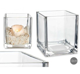 PORTAVELAS CRISTAL 12X12