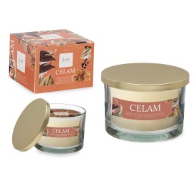 VELA VASO C TAPA DORADA JENGIBRE Y NUEZ MOLIDA