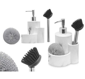 DOSIFICADOR RESINA MARMOL CEPILLO ESTROPAJO