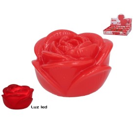 ROSA CON LED 5,7X3 CM