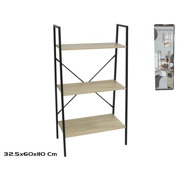 ESTANTERIA YUKA 3 ALTURAS 110X60X32,5 CM  XXX