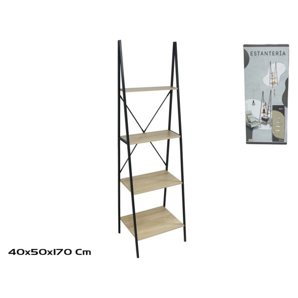 ESTANTERIA YUKA 4 ALTURAS 170X50X40 CM  XXX