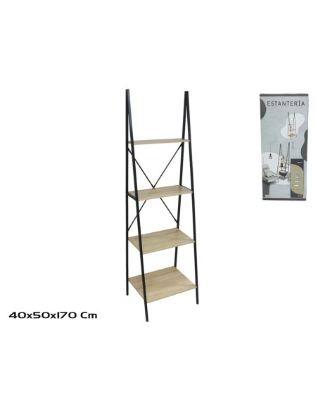 ESTANTERIA YUKA 4 ALTURAS 170X50X40 CM  XXX