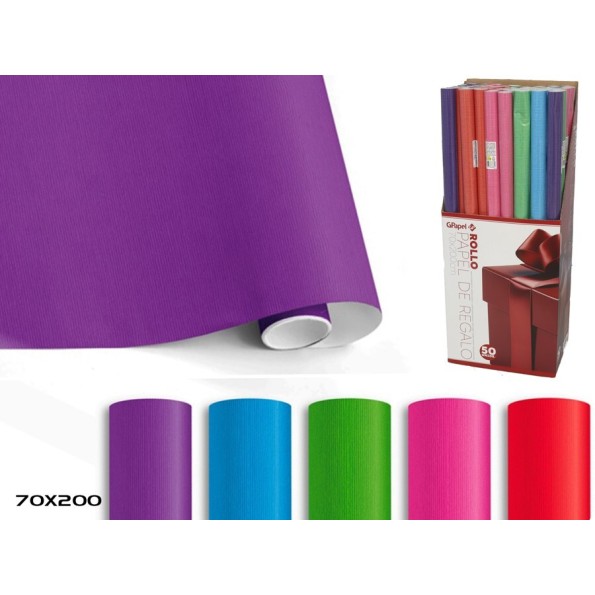 ROLLO PAPEL REGALO ESSENTIAL 0,70X2M