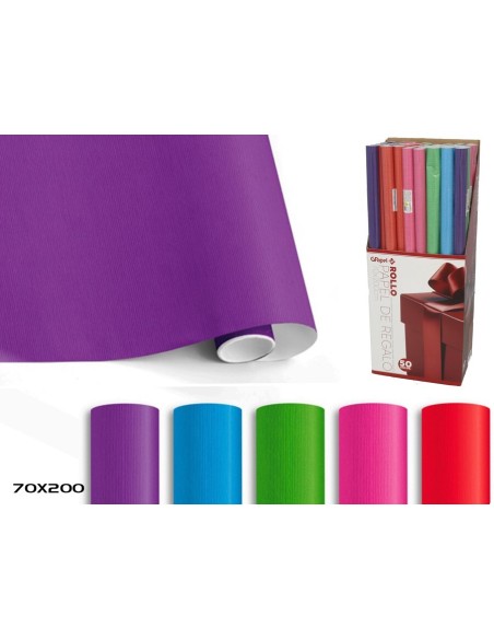 ROLLO PAPEL REGALO ESSENTIAL 0,70X2M