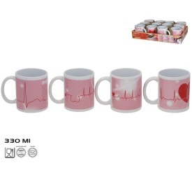 JARRA MUG GRES BELLA 330ML