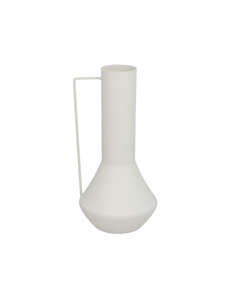 FLORERO DECO KALU METAL BLANCO 7DX34,5HX17TL FLORERO DECO KALU METAL BLANCO 7DX34,5HX17TL