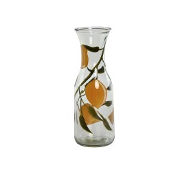 BOTELLA CRISTAL 9,7X9,7X27 1L LIMONES AMARILLO