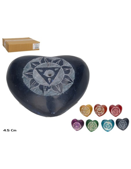 PORTA INCIENSO CORAZON 4,5CM 7STD