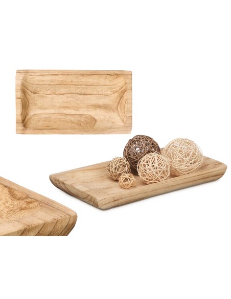 CENTRO MADERA QUEMADA RECTANGULAR