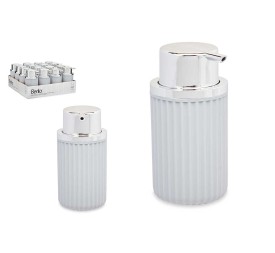 DISPENSADOR JABON PLASTICO 420ML GRIS