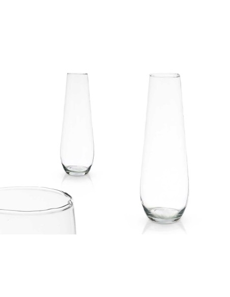 JARRON CRISTAL BASE ABOMBADA 50CM