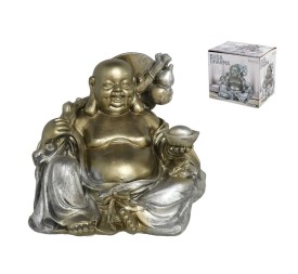 BUDA DHARMA 17 CM PLATA - RESINA