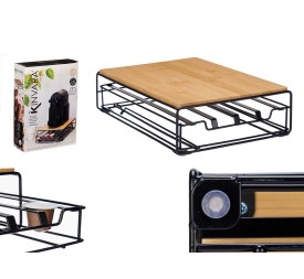 PORTACAPSULAS METAL BAMBU 32 CAPSULAS