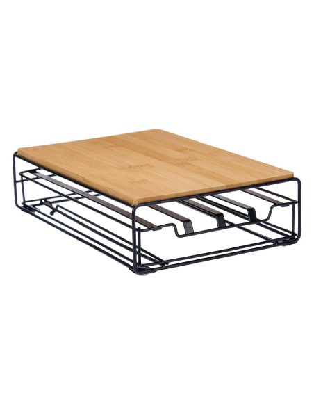 PORTACAPSULAS METAL BAMBU 32 CAPSULAS