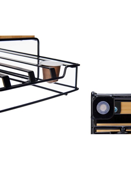 PORTACAPSULAS METAL BAMBU 32 CAPSULAS