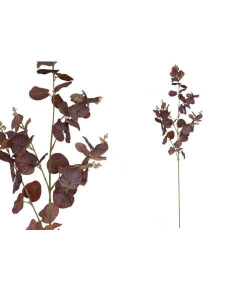 VARA EUCALIPTO 60 LVS  90 CM (BURDEOS)